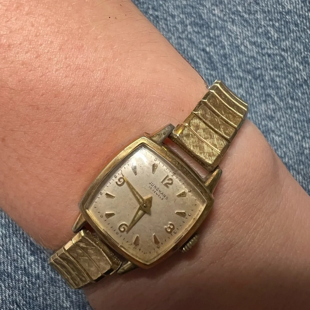 Vintage 1950's Junghans Gold Watch